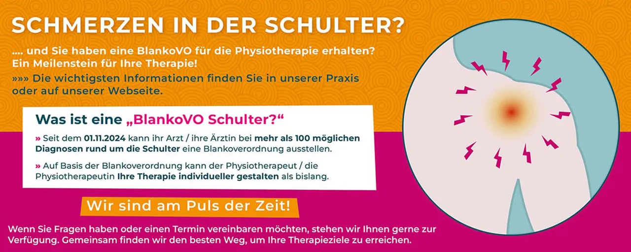 Schulterschmerzen Physiotherapie Hannover